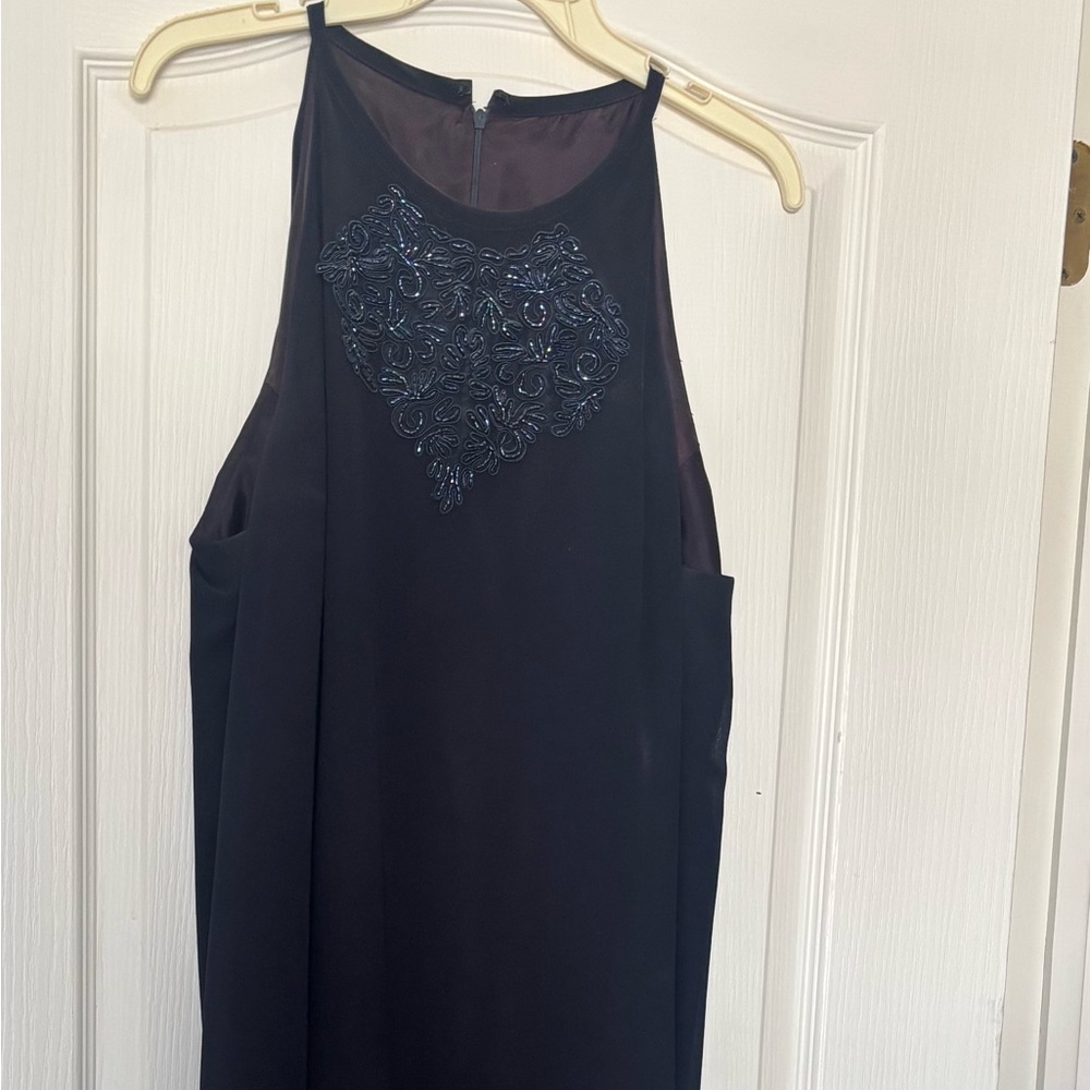 Elegant Dark Blue Women's gown